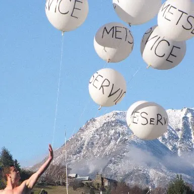 Skies clear as 25 floats trundle by