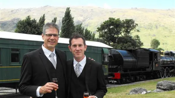 New twist on wedding train
