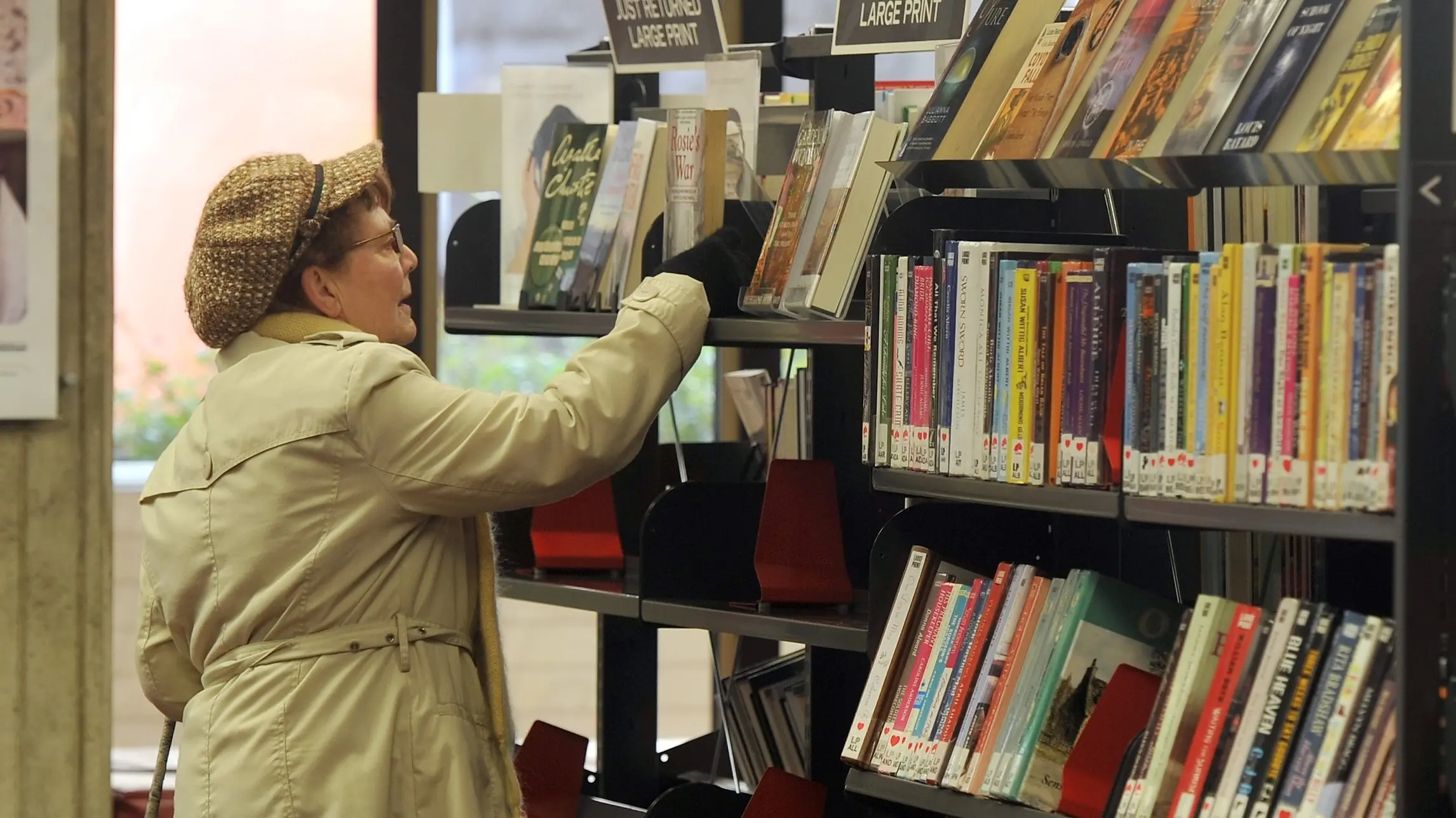 Library issues down; downloads up