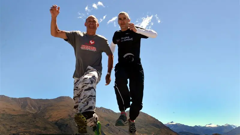 Dedicated pair of competitors tri, tri again