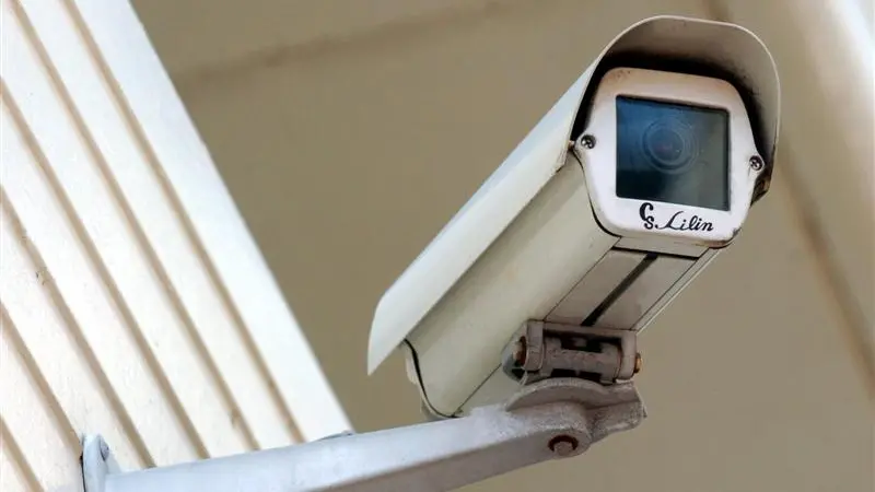 Area outside library monitored