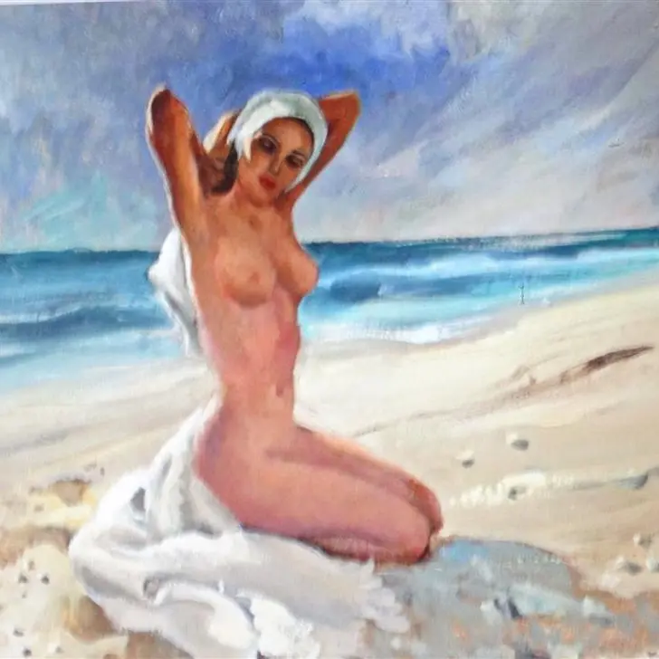Atypical work by Dunedin artist for sale