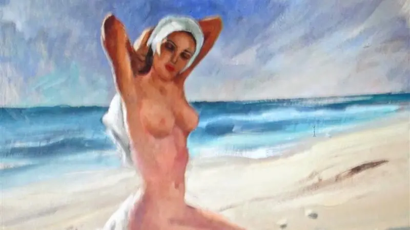 Atypical work by Dunedin artist for sale