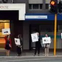 Picket turnout modest