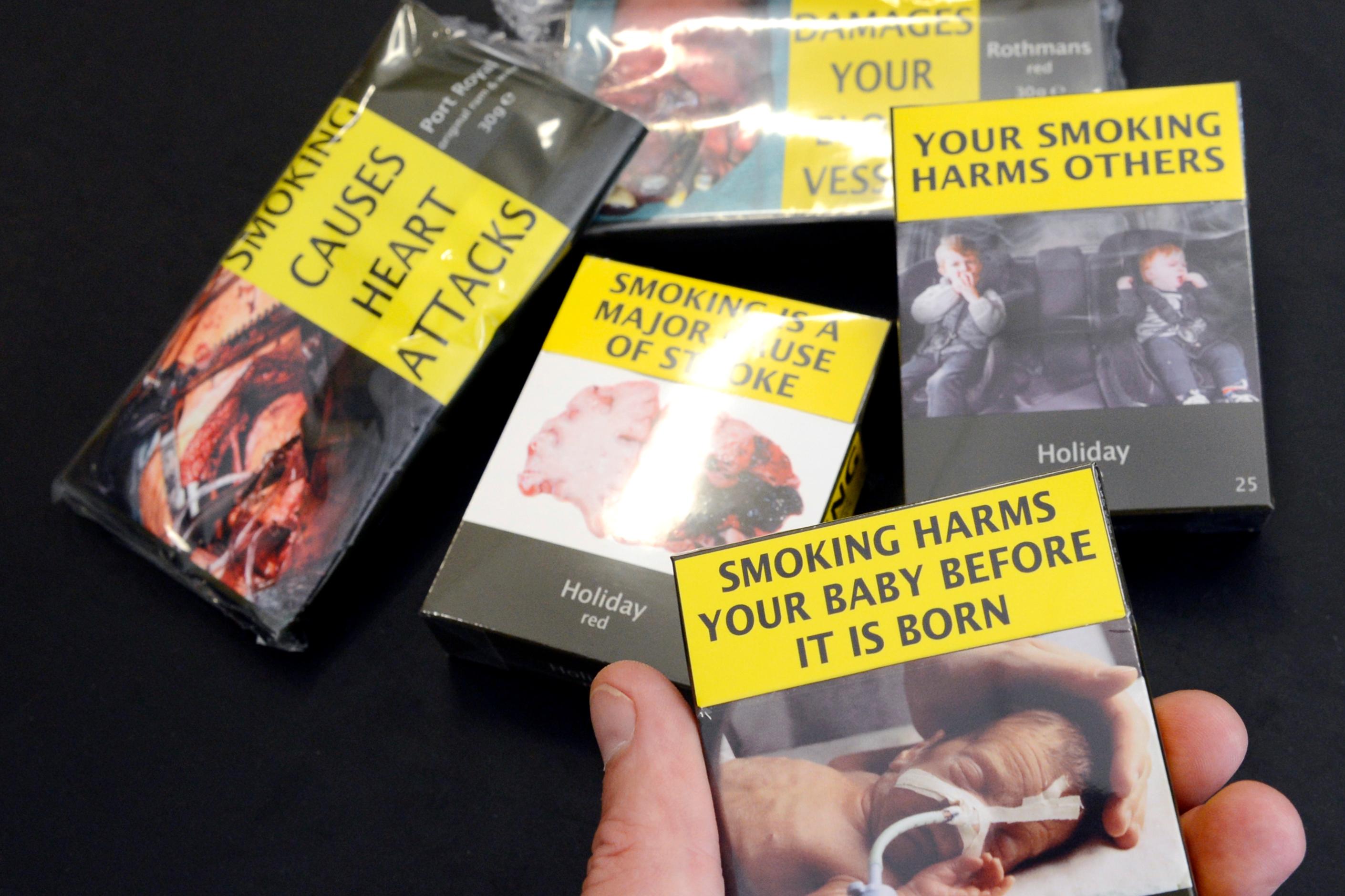 Tobacco packaging plain from today