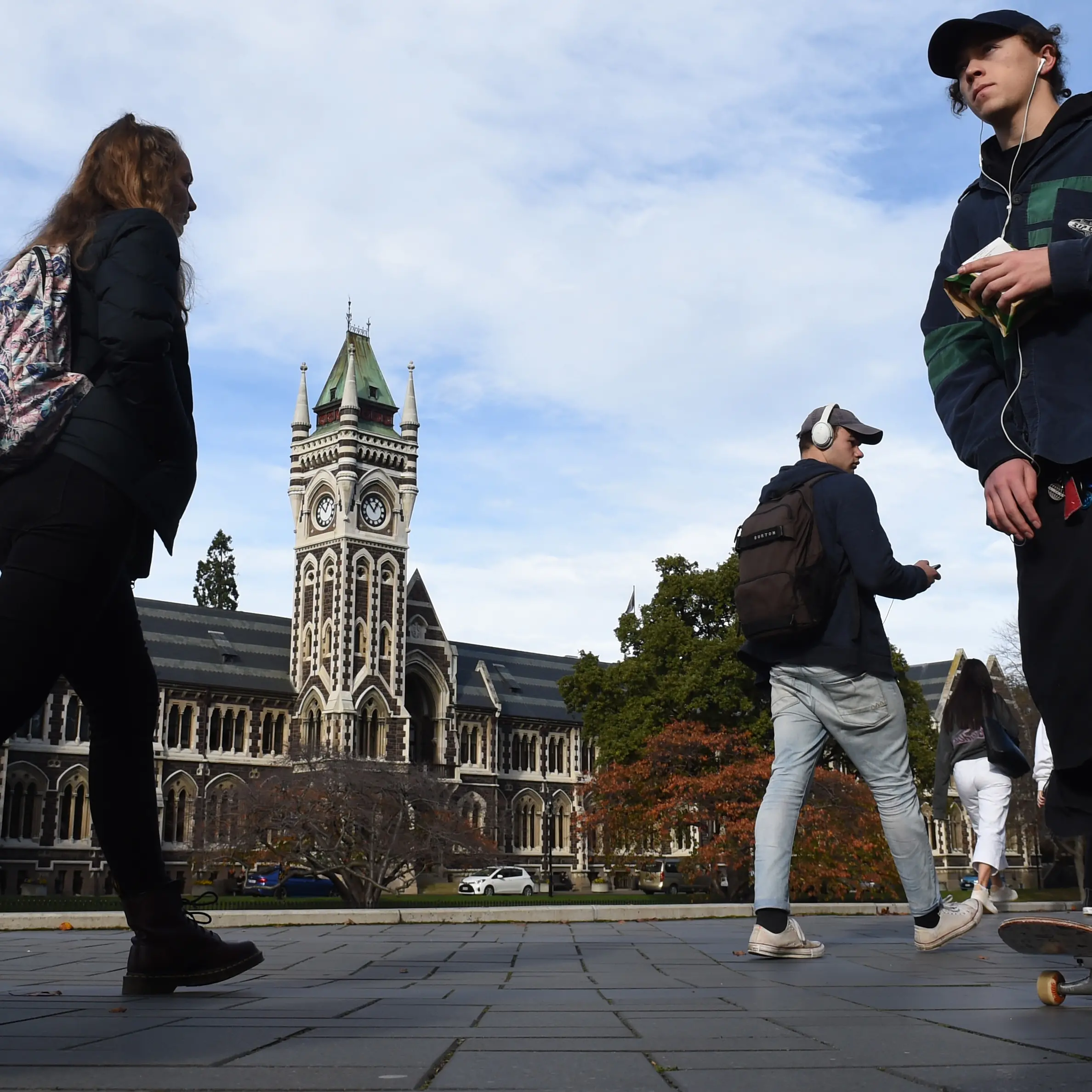 Two wheels good, two legs better, university rules