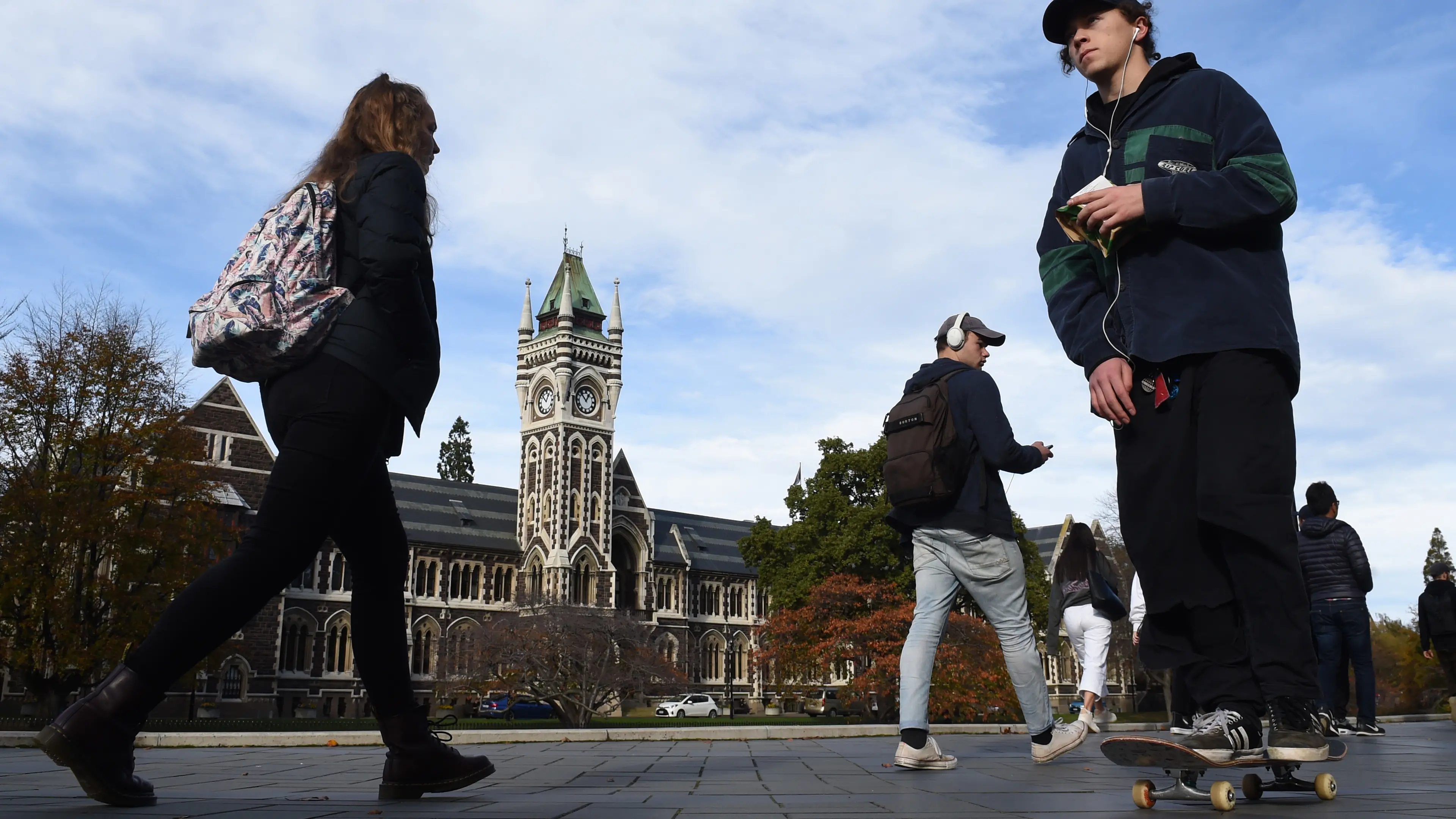 Two wheels good, two legs better, university rules