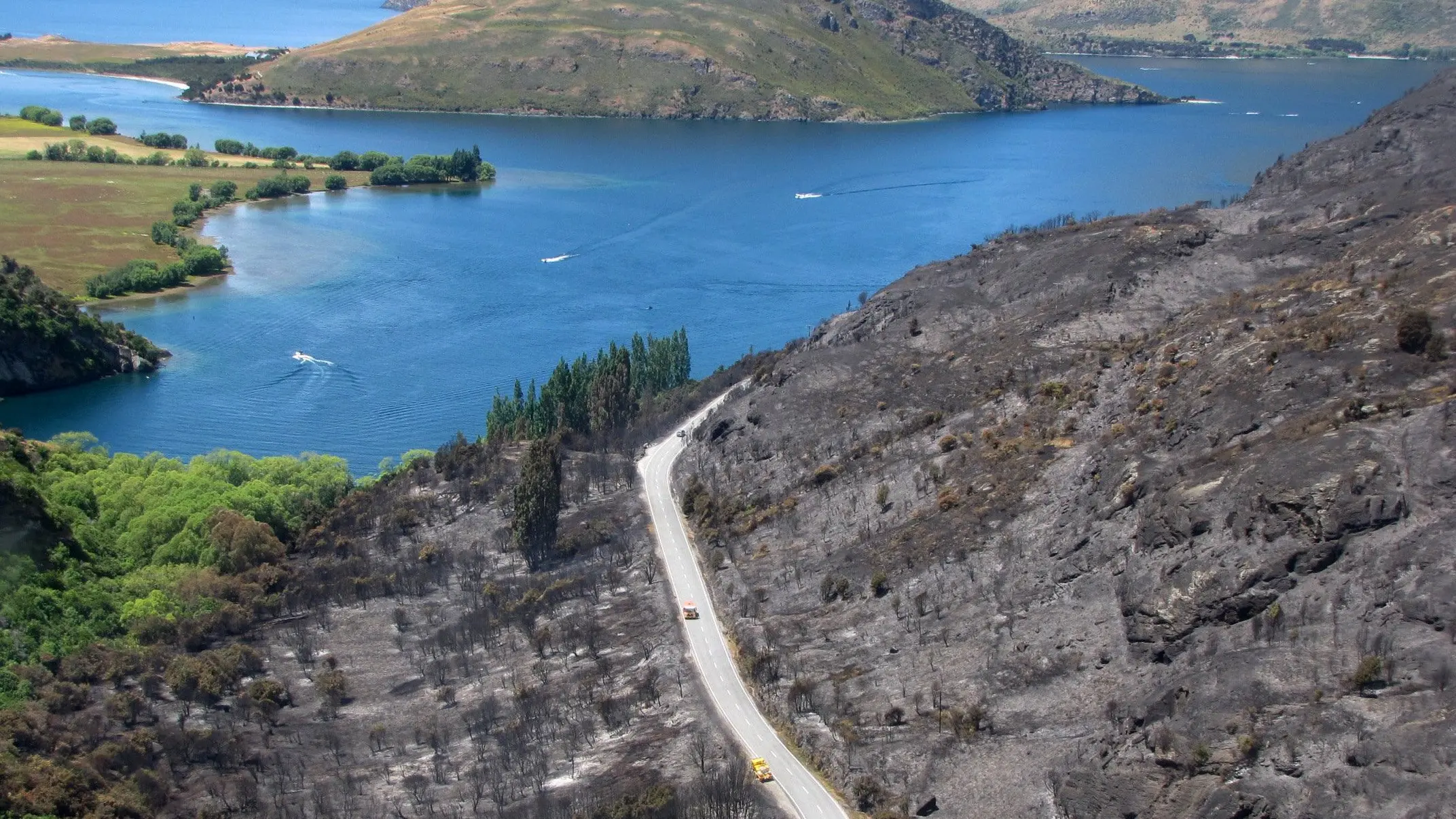 Massive Wanaka blaze mostly contained