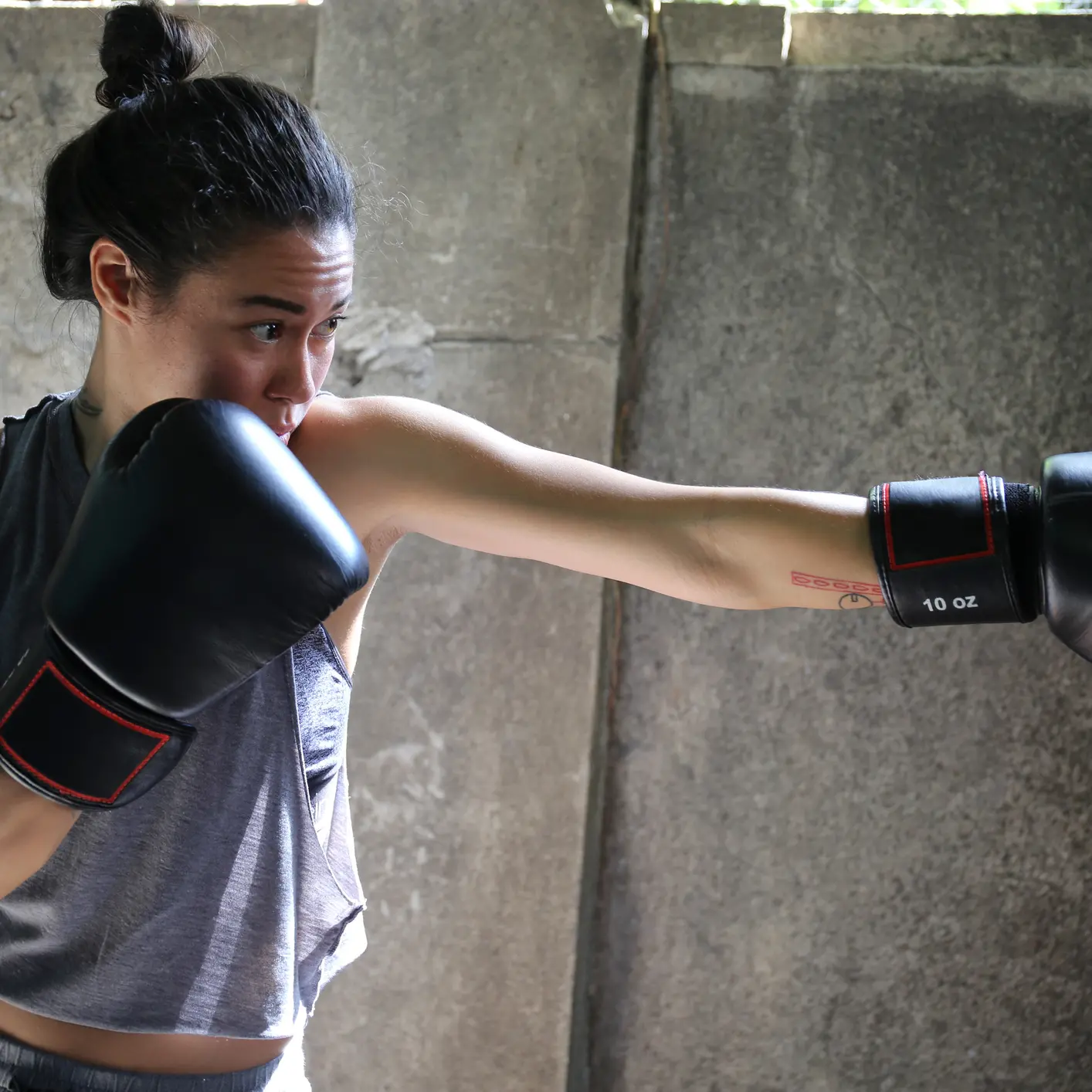 Boxing on: Bag punching
