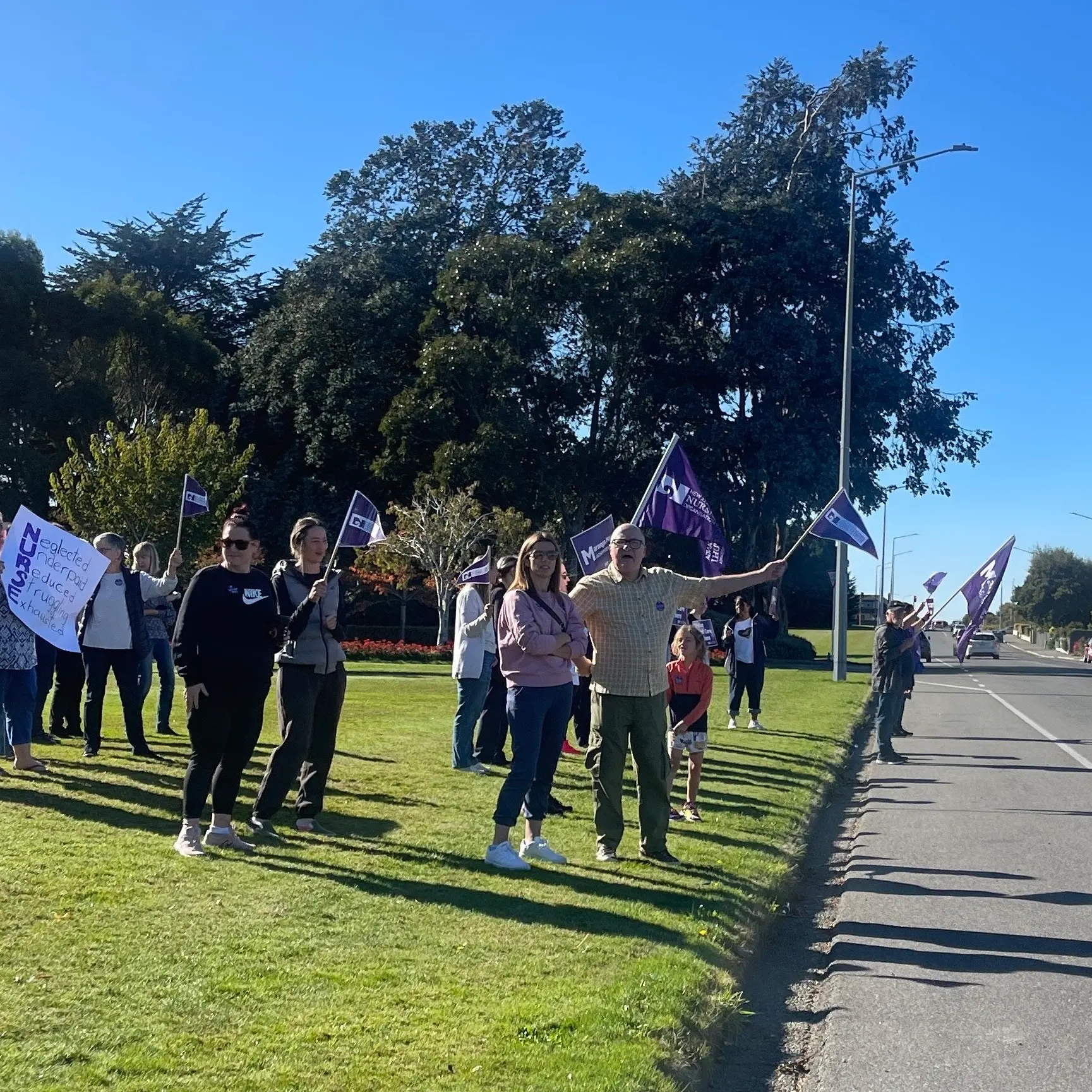 Nurses’ rally part of day of action nationwide