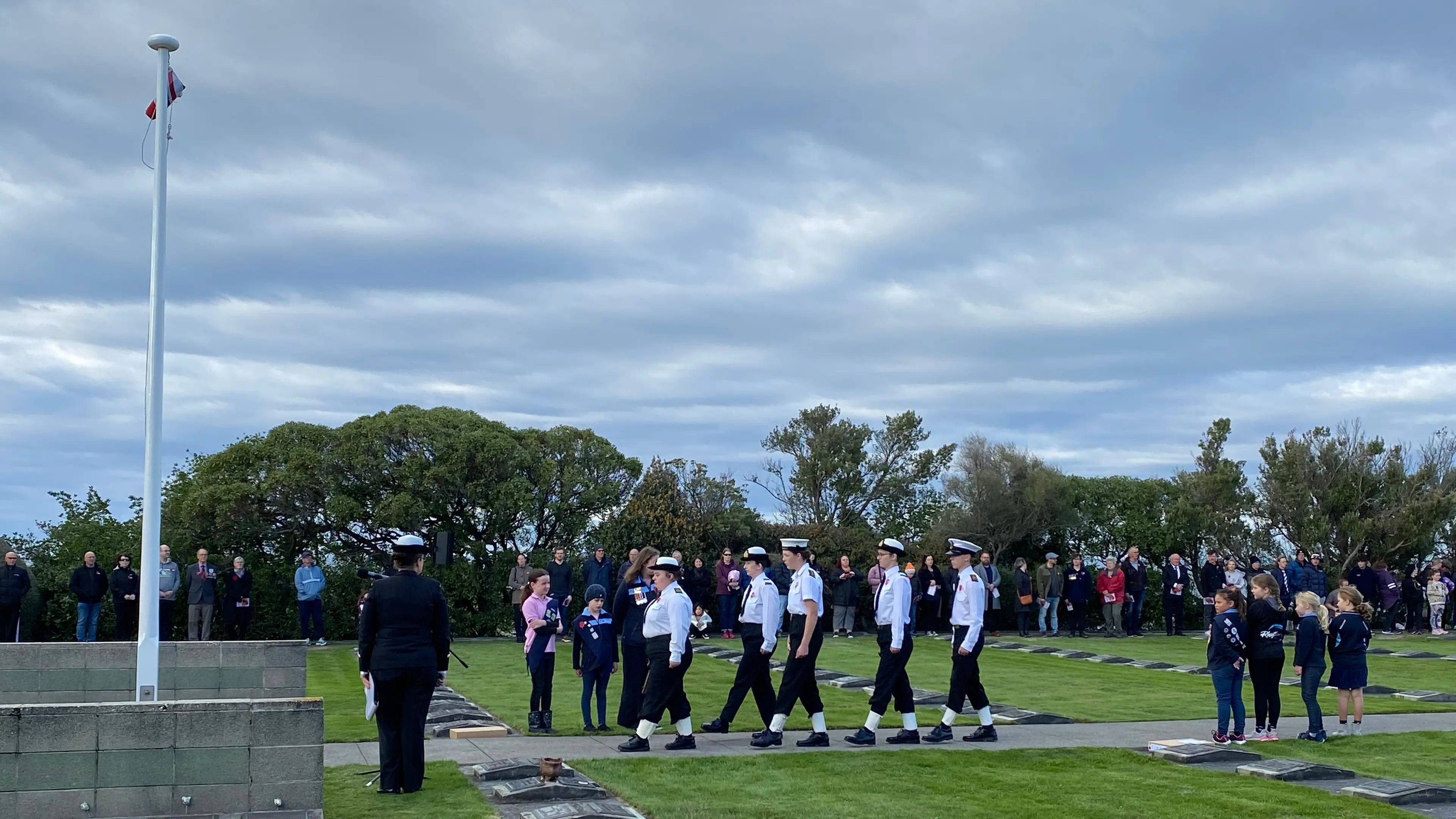 City’s young turn out for Anzac Day events