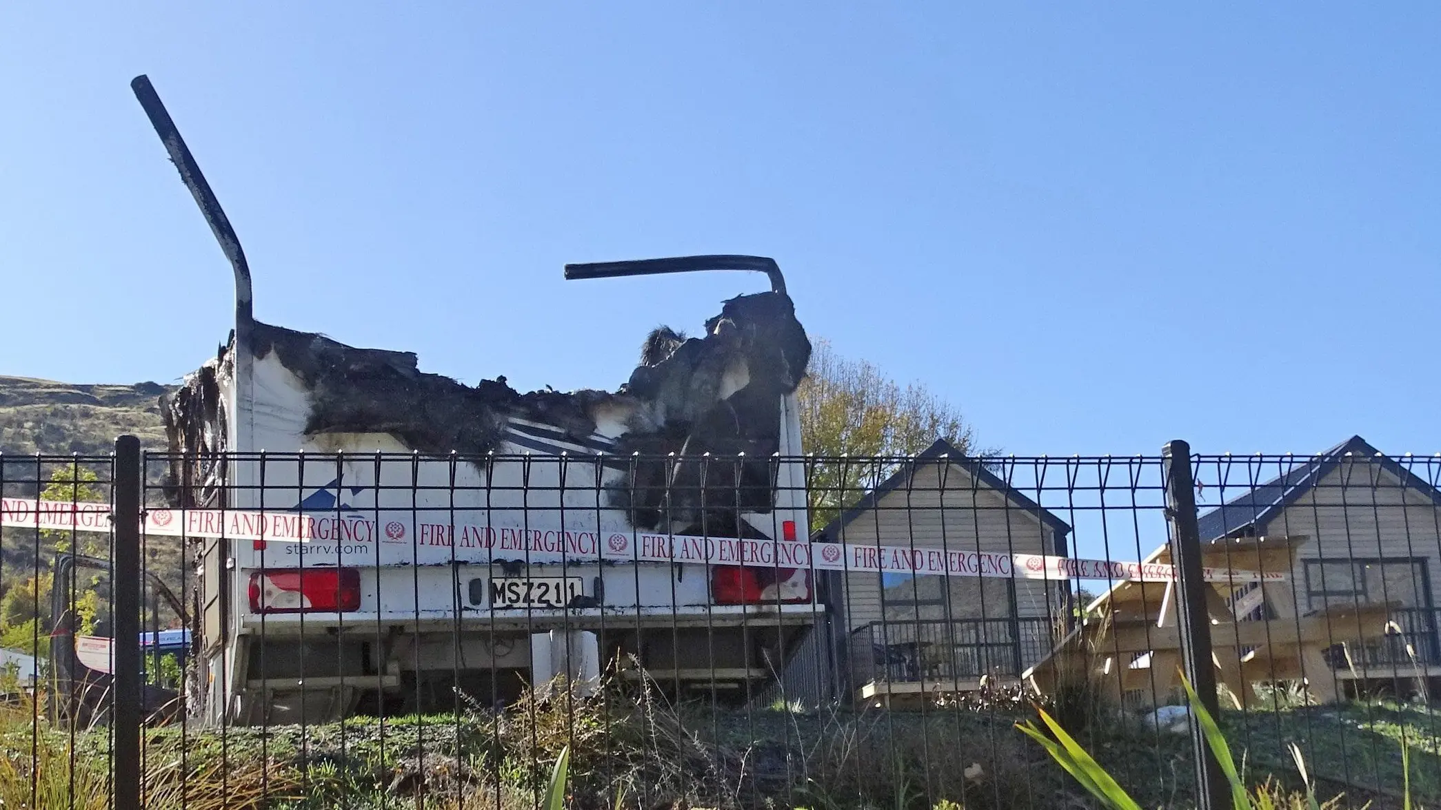 Campervan fire mystery