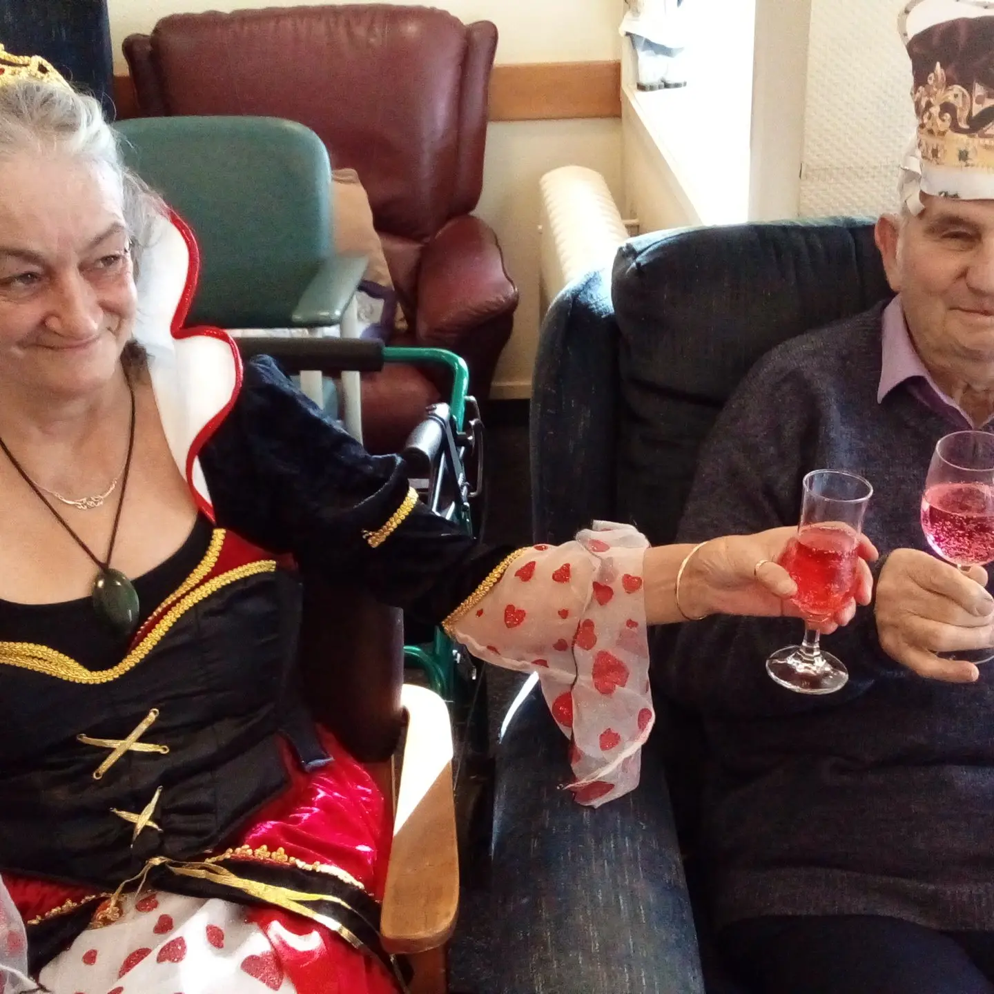 Celebrating like royalty