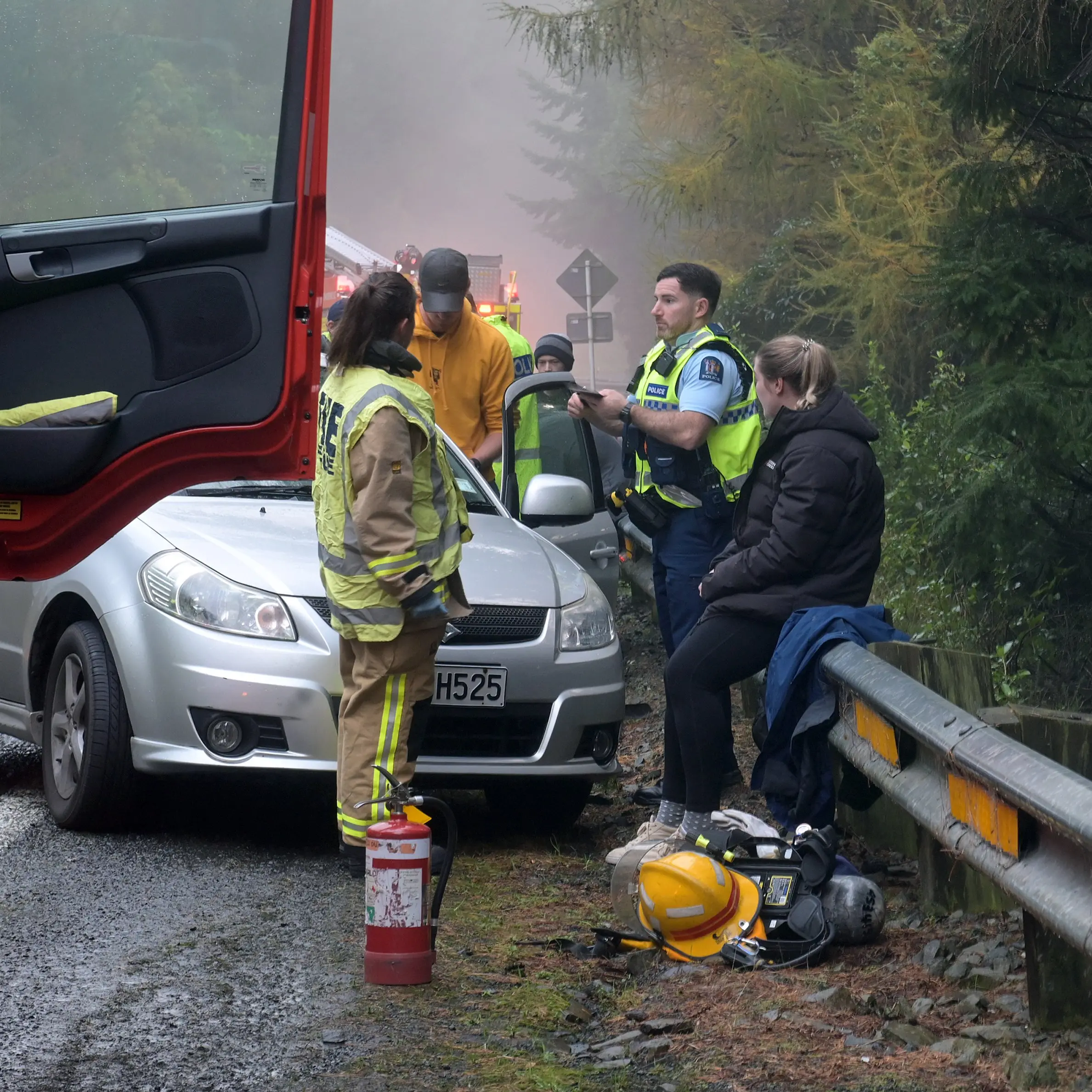 Person seriously hurt in 3-car crash
