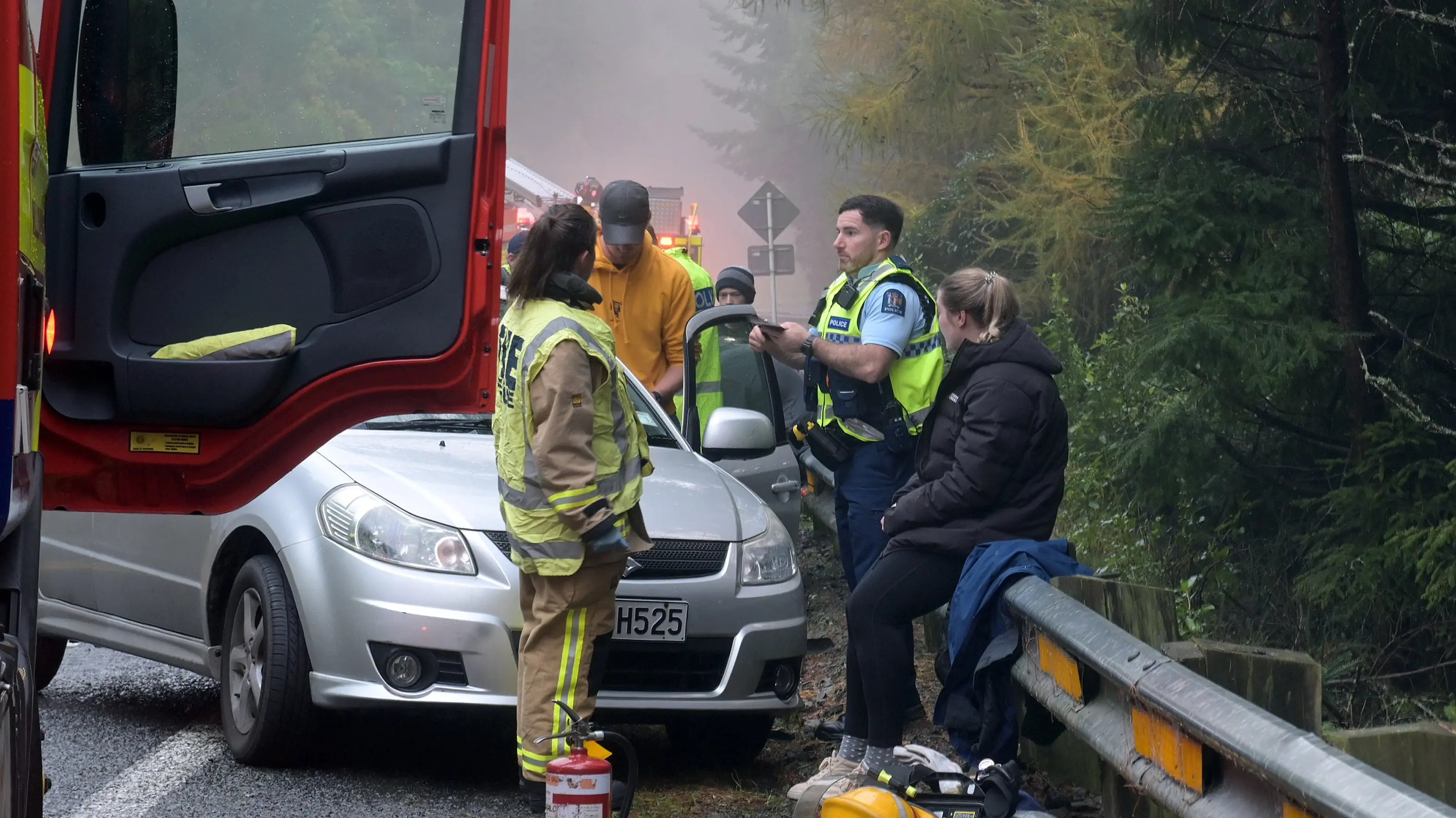 Person seriously hurt in 3-car crash