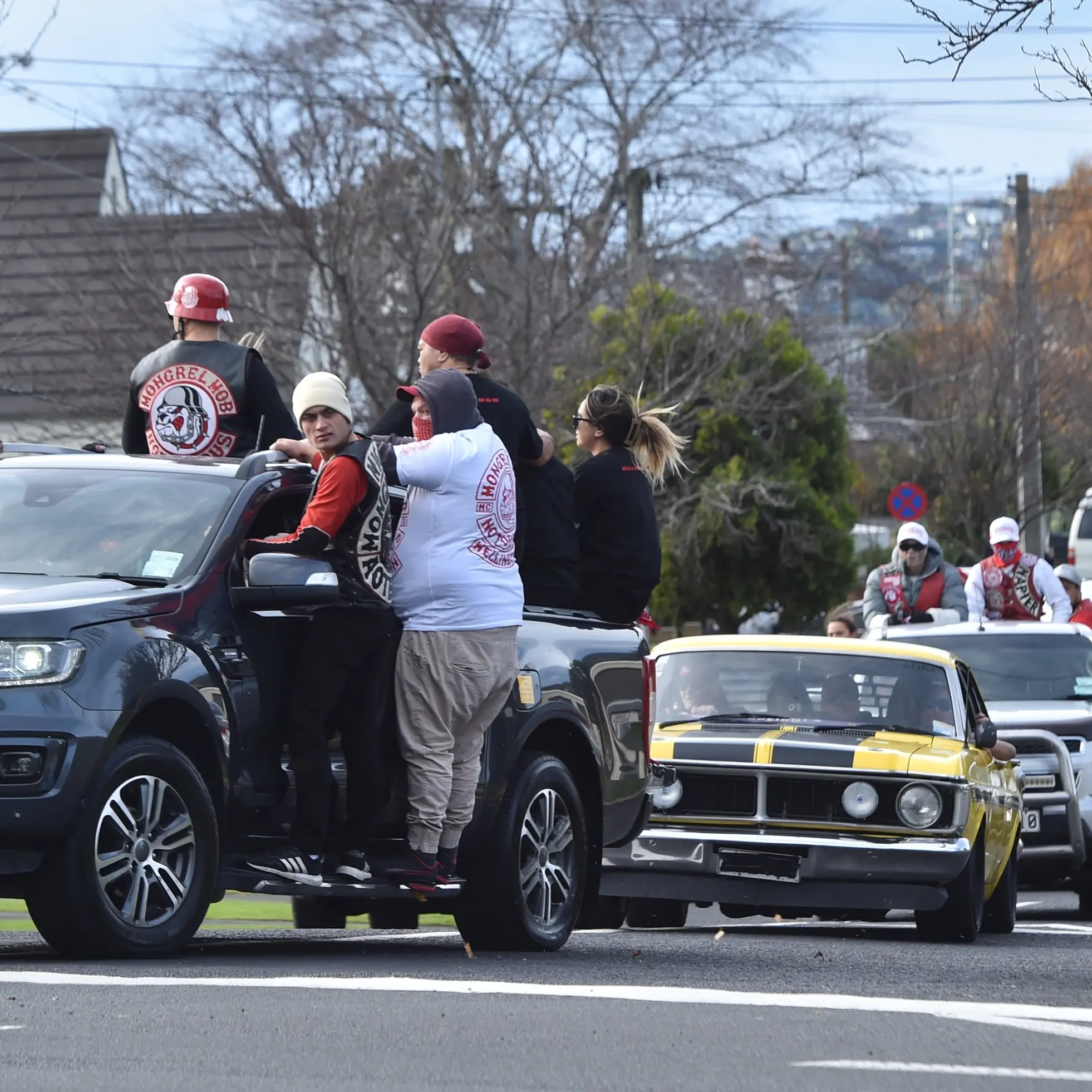 Paying their respects