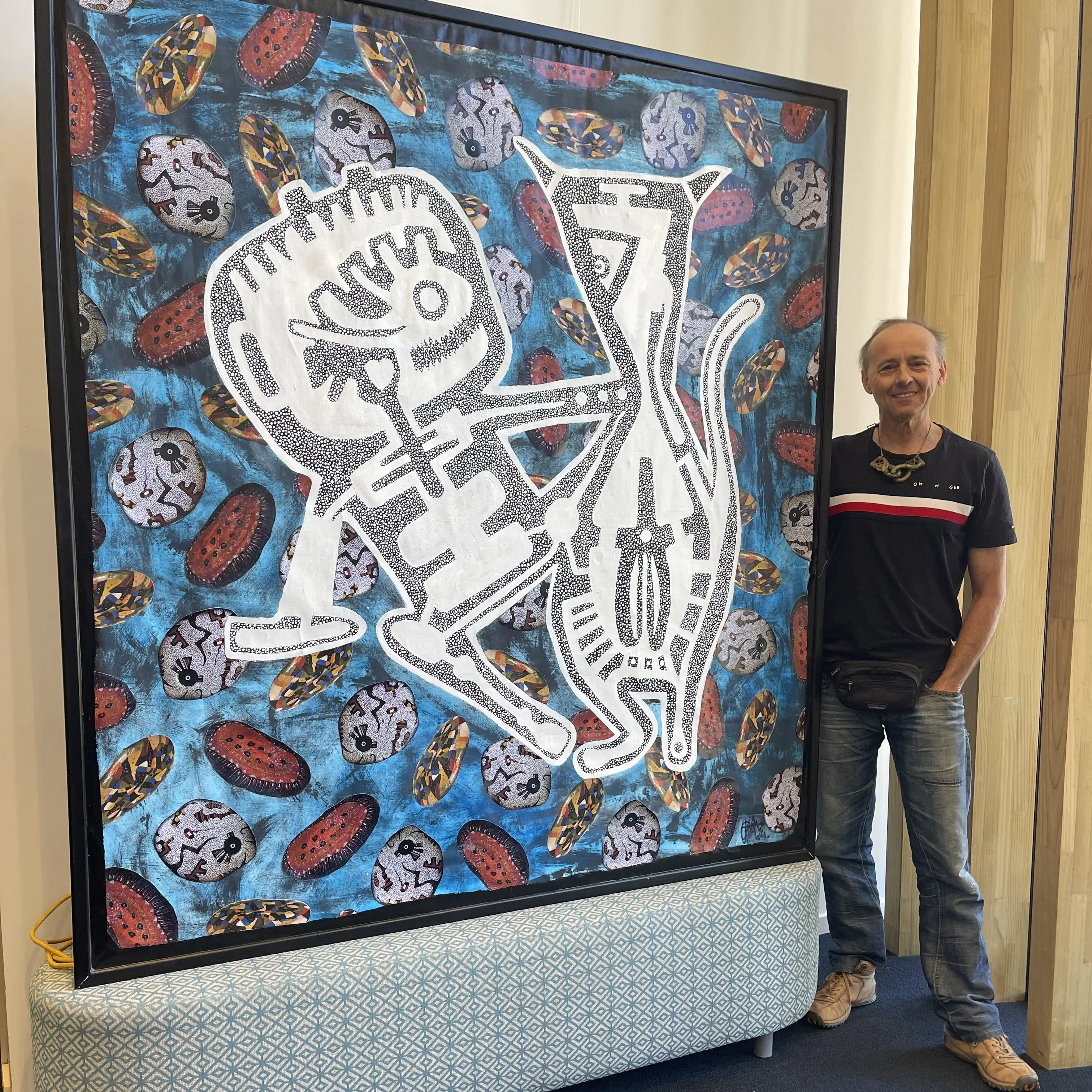 Artist sells piece in support of Huntington’s sufferers