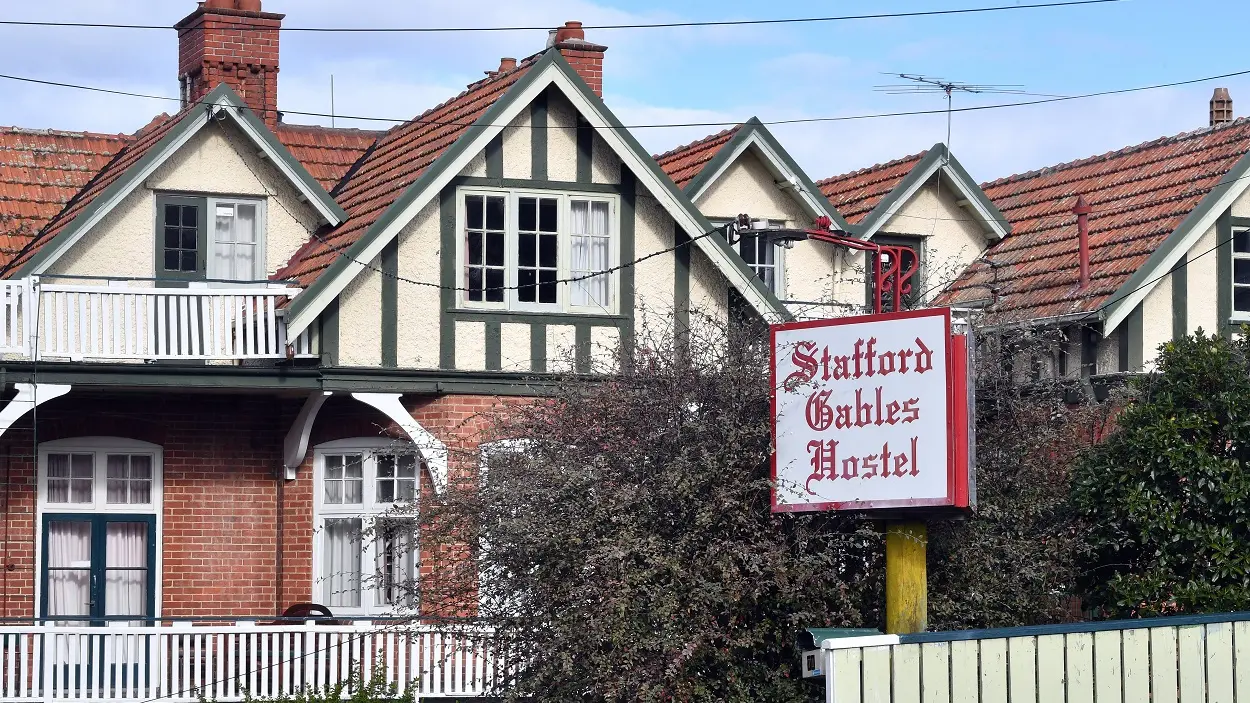 Homeless staying in hostels