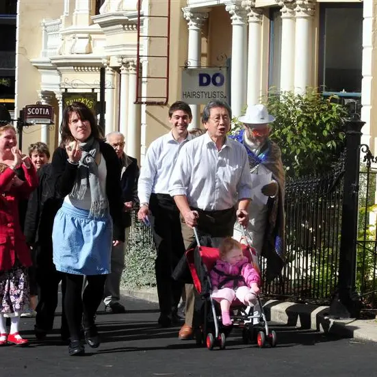 On the campaign trail