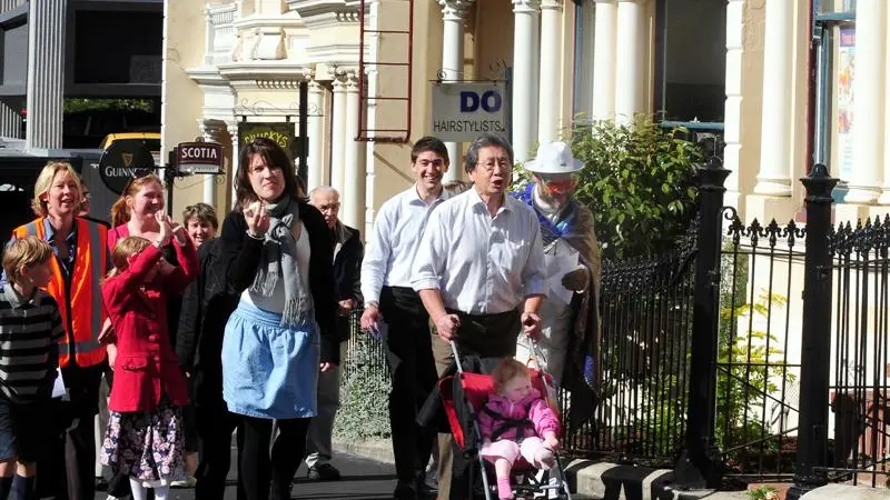 On the campaign trail