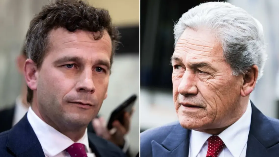 Coalition talks: Peters and Seymour keep it short