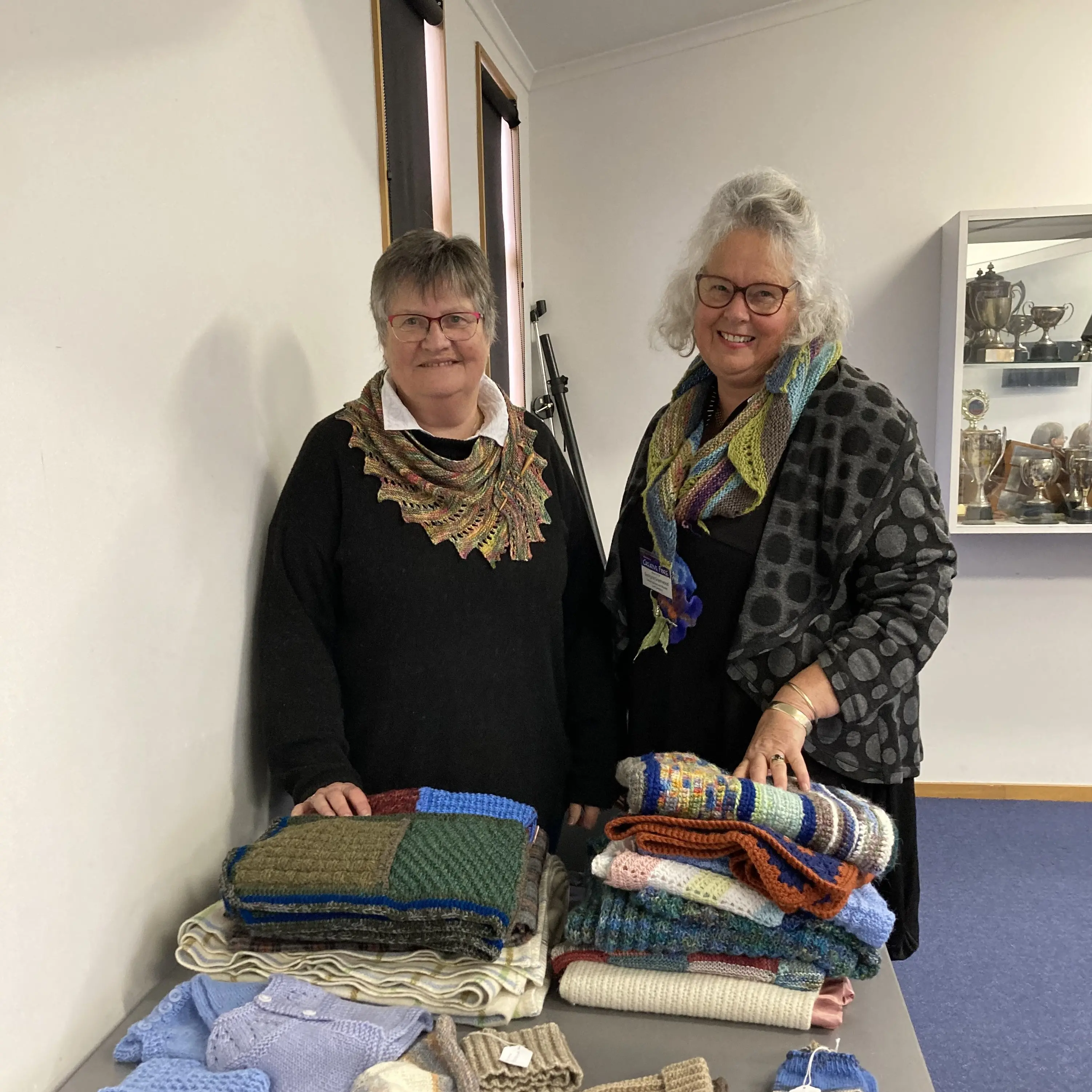 Woollen blankets created for charity