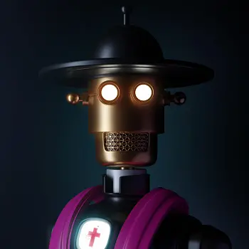 The robot will now read today’s lesson
