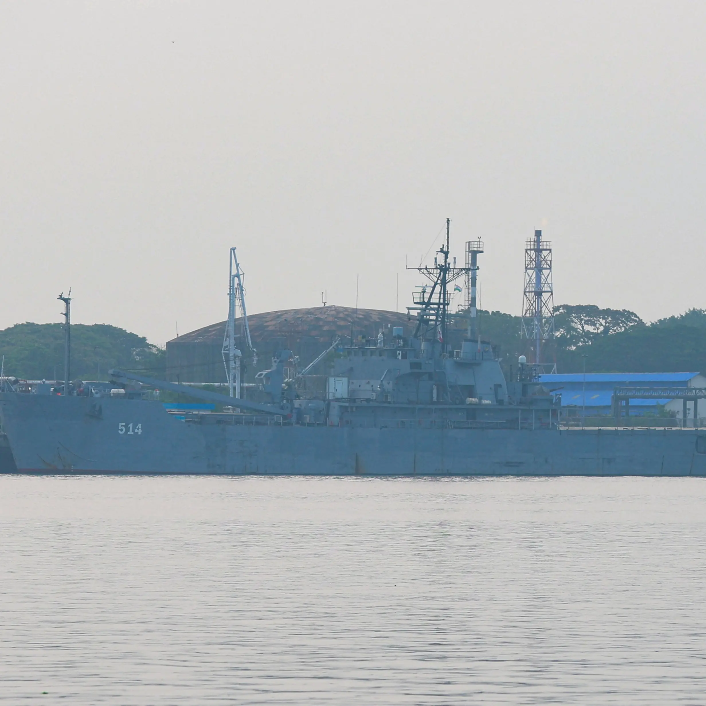 Iranian vessel docks in India