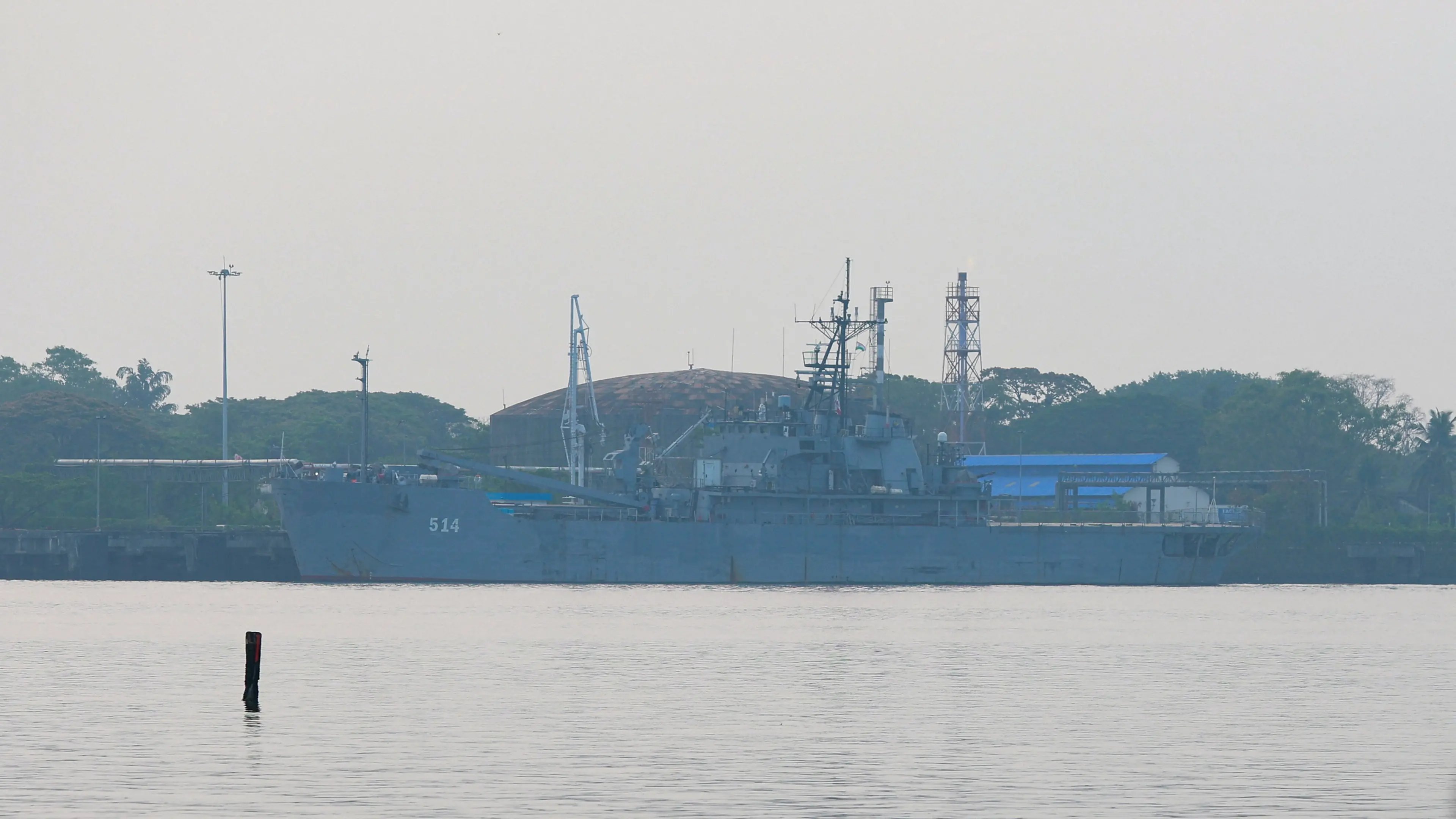 Iranian vessel docks in India