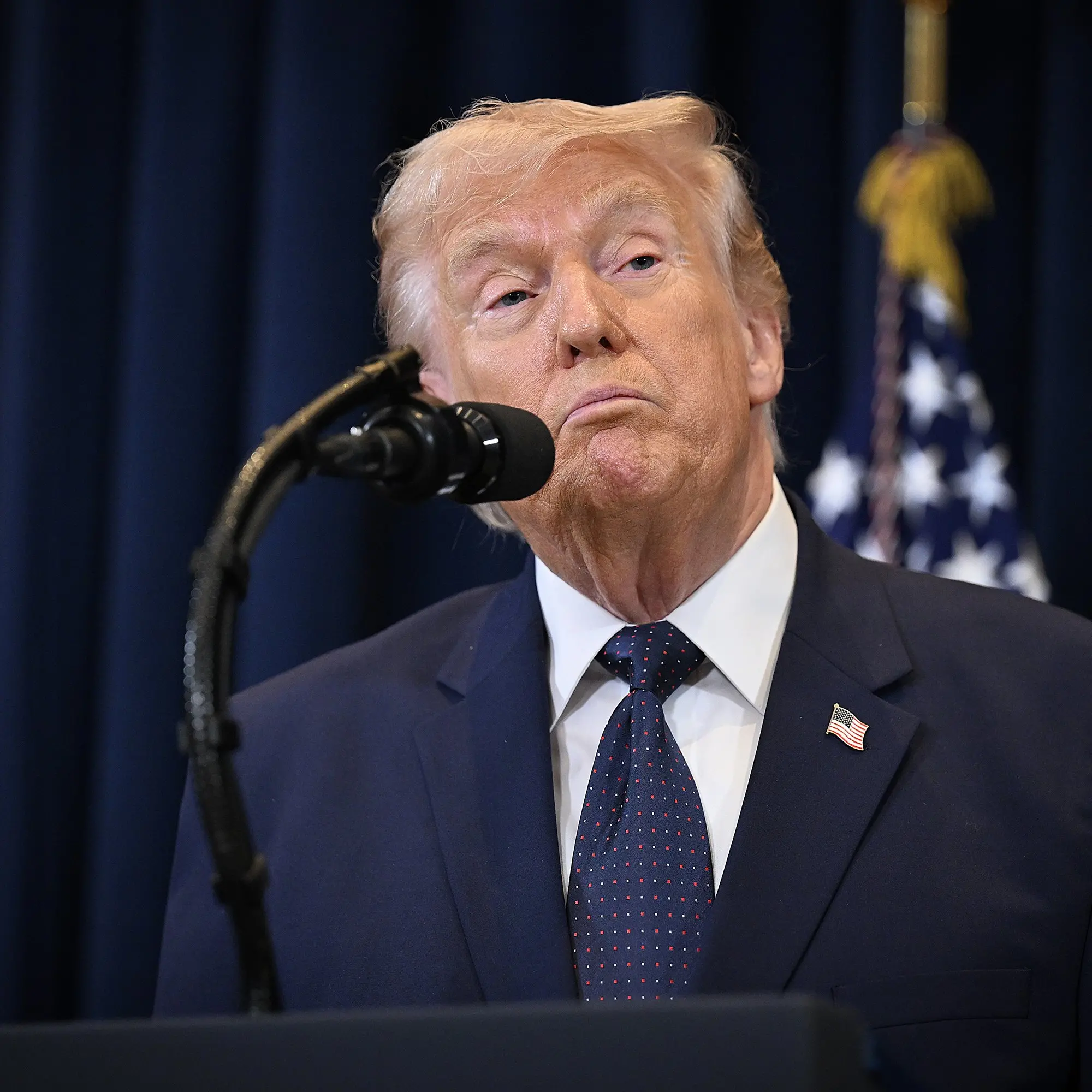 Caught in a trap of his own making, Trump looks for ways out