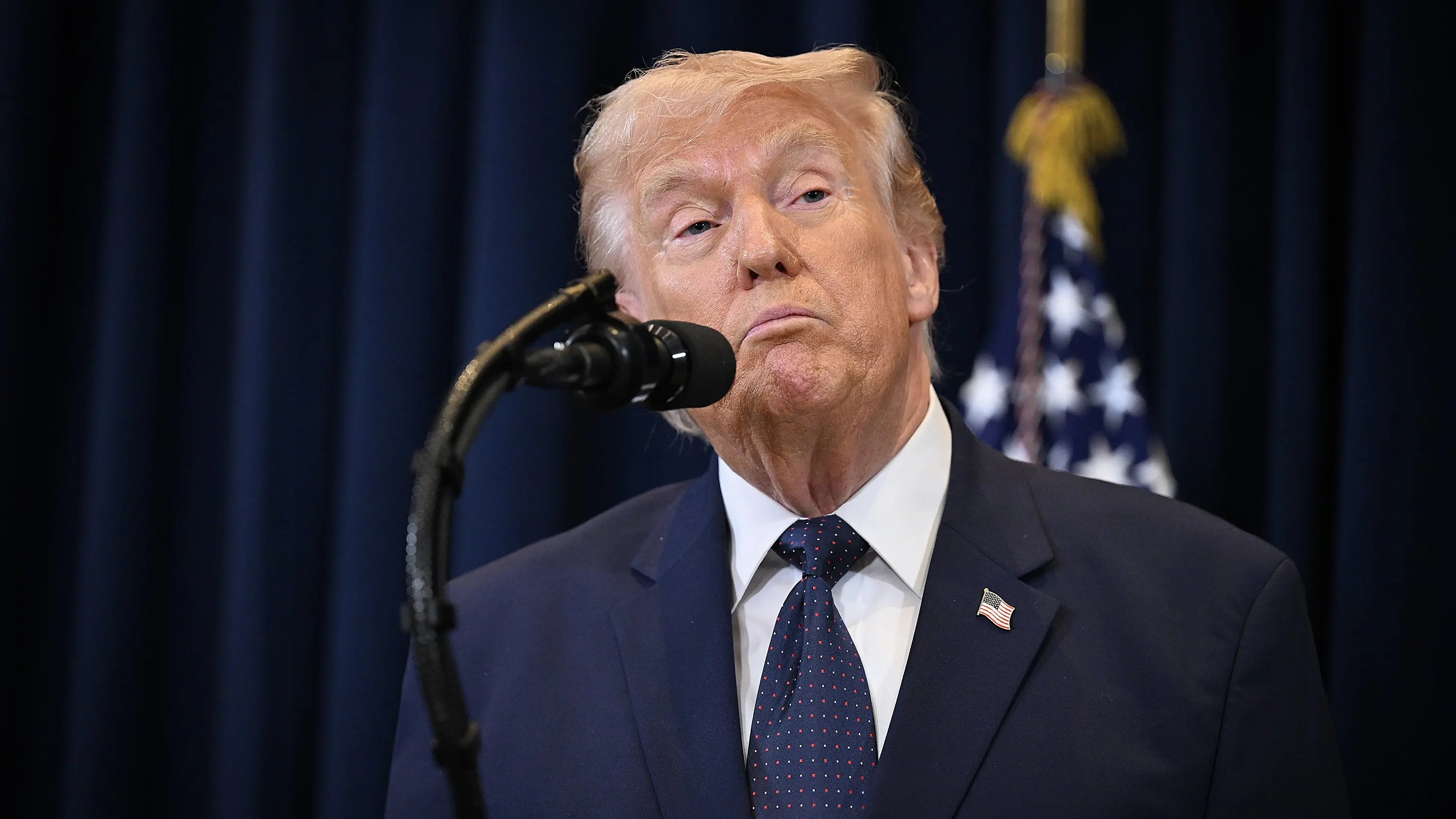 Caught in a trap of his own making, Trump looks for ways out
