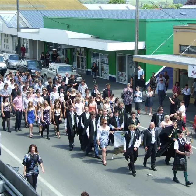 Telford students celebrate with graduation parade