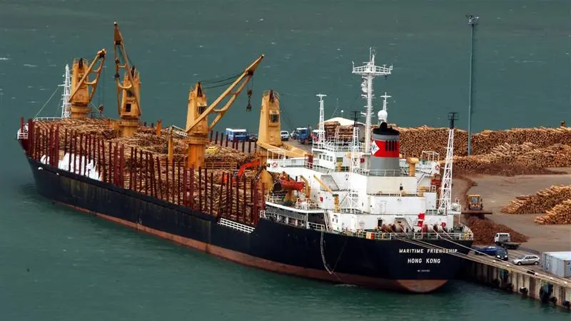Chinese call for logs stalls