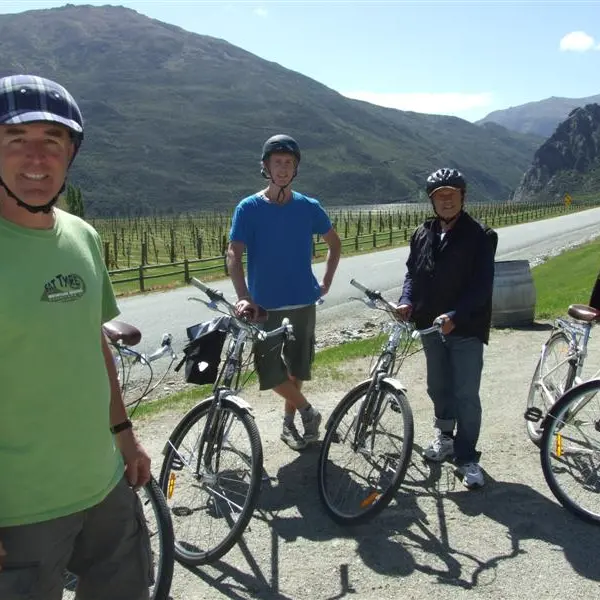 Push-bikes and a drop of pinot