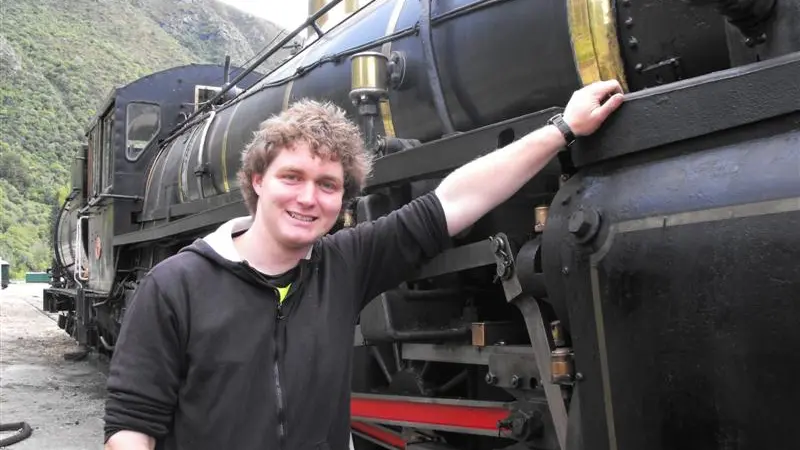 Flying start for 'train boy'