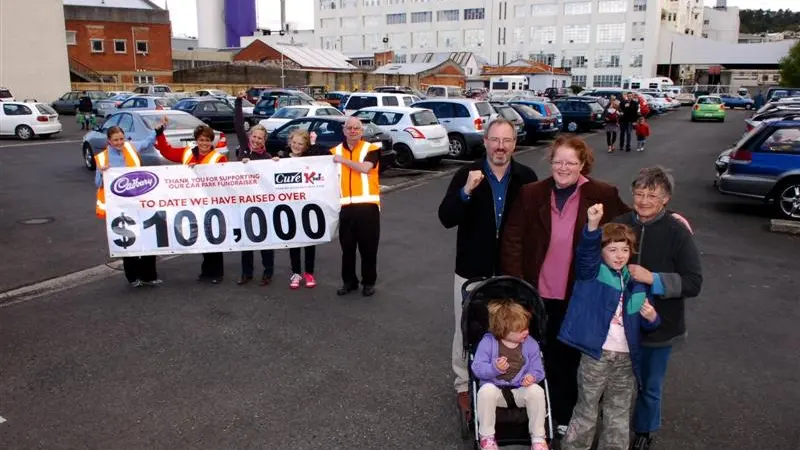 Supporting Cure Kids car park brings big surprise