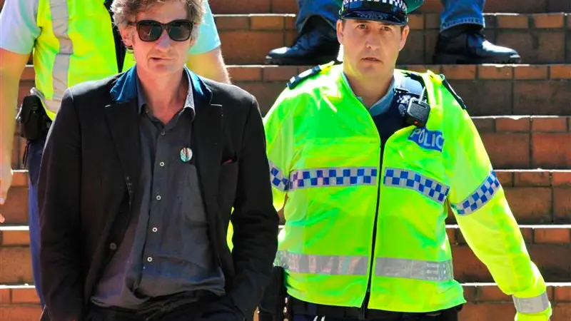 Octagon protester charged