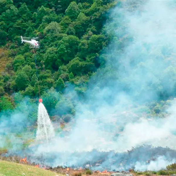 Spark from Flyer likely cause of fire