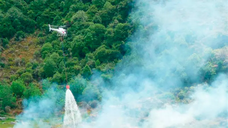 Spark from Flyer likely cause of fire