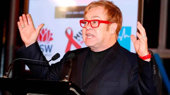 Elton writing book on Aids crisis