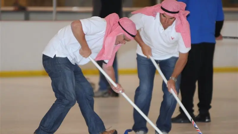 Curling: Old chums enjoy fun and games on ice