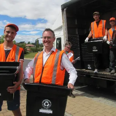 New recycling crates being delivered