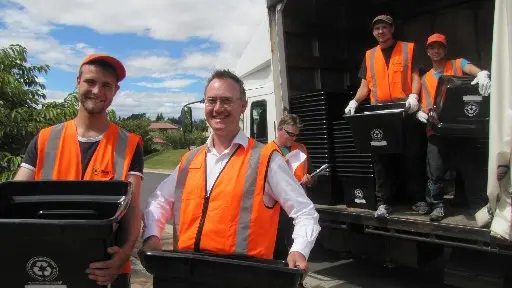 New recycling crates being delivered