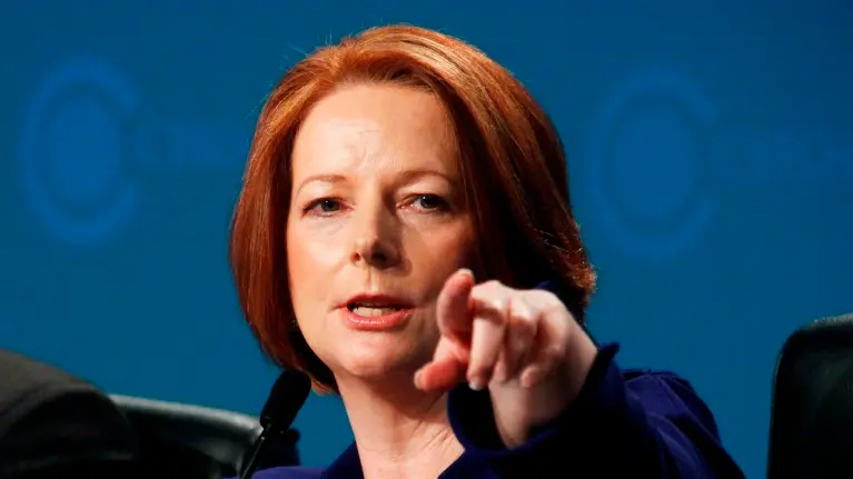 Gillard trounces Rudd in leadership ballot