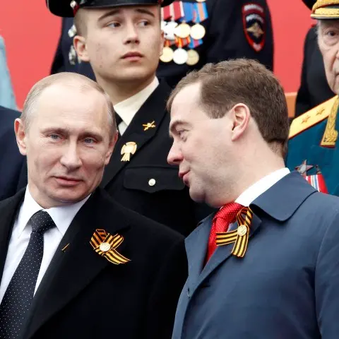 Putin promises strong Russia; opponents jailed