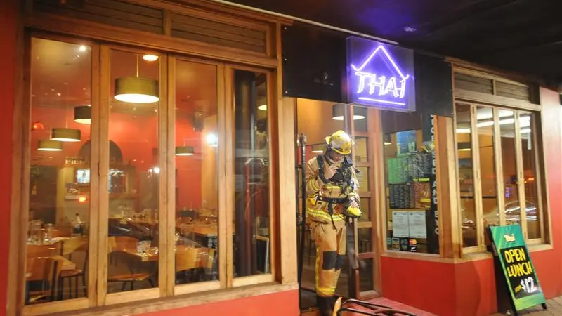 Fire at Dunedin restaurant