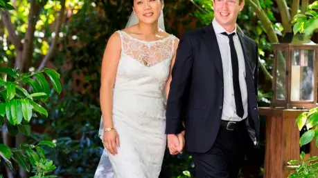 Facebook founder Mark Zuckerberg weds