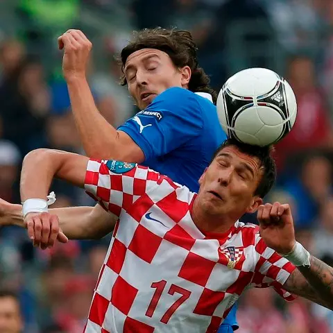 Football: Croatia battle back to force draw with Italy
