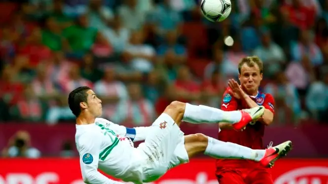 Football: Ronaldo powers Portugal into Euro semis
