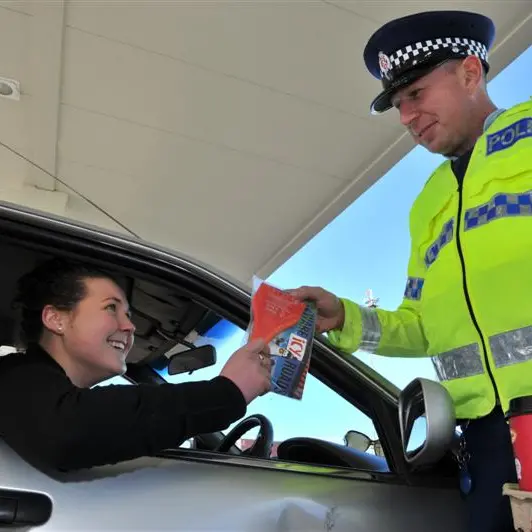 Slow down, stay back and keep safe